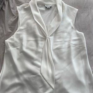 Tahari tie-color top